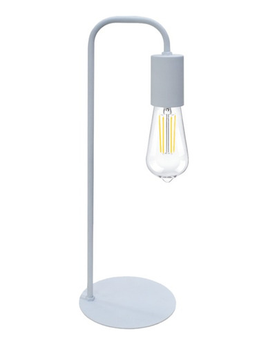 Velador Nordico Industrial Imola C/ Lamp Led Pera Clear