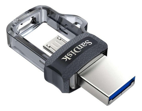 Memoria Usb Sandisk Ultra Dual M3.0 128gb 3.0 Negro