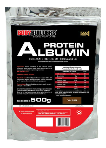 Albumina Protein 500g -  Bodybuilders Full