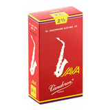 Vandoren Sr2625r Saxofón Alto Java Cañas Rojas Fuerza 2.5;