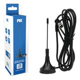 Antena Interna Hdtv Digital Mini Pix Cabo 1,50 Metros