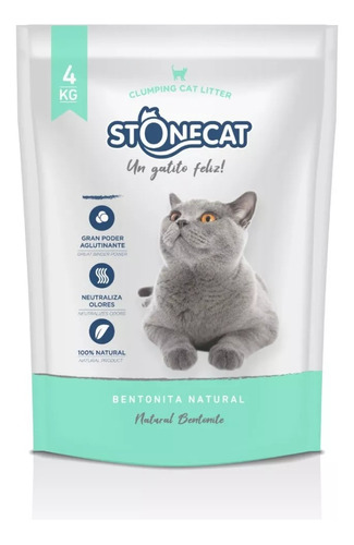 Piedra Para Gatos Aglomerante Stone Cat X 4 Kg 