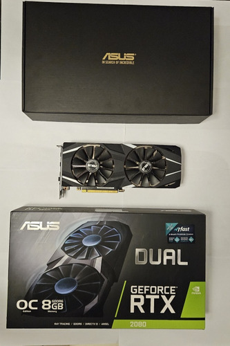 Placa De Video Nvidia Asus Rtx 2080 Dual Oc 8gb