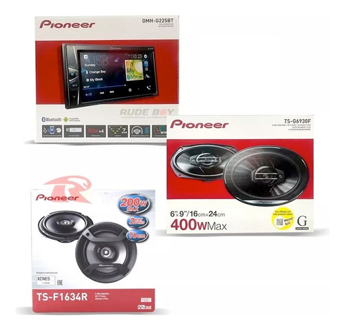 Estereo Pioneer De Pantalla+ Bocinas 6.5 Y 6x9 Pioneer