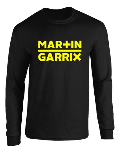 Camibuso Manga Larga Martin Garrix Negro