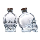 Set De 3 Licoreras En Forma De Calavera 750, 400 Y 100 Ml