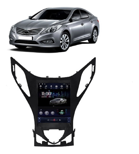 Multimídia Tesla Android Hyundai Azera 2011-15 Tv/4gb+128gb
