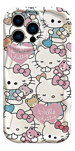 Funda Transparente Sanrio Hello Kitty Mymelody For iPhone 1