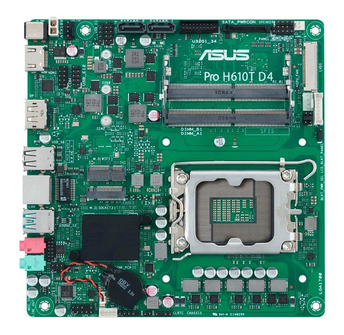 Tarjeta Madre Asus Pro H610t D4-csm Intel Lga1700 Ddr4 Mini 