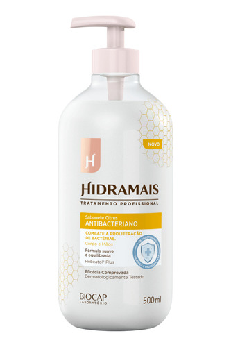 Sabonete Líquido Antibacteriano Citros Hidramais 500ml