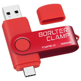 Unidad Flash Usb Tipo C De 32 Gb, Borlterclamp Usb C 3.0 Jum