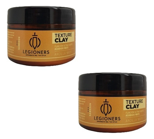 Texture Clay Arcilla Modeladora Mate Legioners X 100 Ml X 2