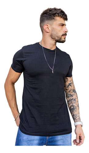 Camiseta Masculina Algodão Básica Camisa Atacado 30.1 Lisa