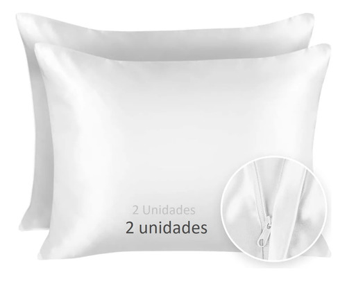 Protector Funda Para Almohada Antifluido 50x70cm Color Blanco Funda Anti Fluidos