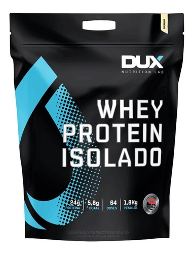 Suplemento Em  Pó Dux Nutrition  Whey Protein Isolado Proteína Sabor  Baunilha Em Sachê De 1.8kg