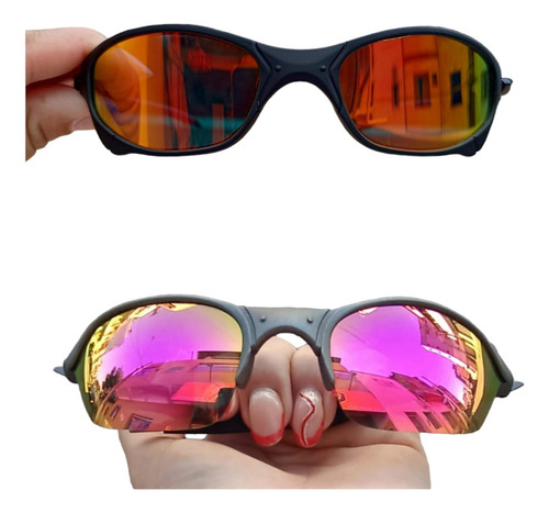 Óculos De Sol Juliet + Romeo 2 Espelhado Barato Kit 2 Peças