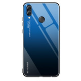 Capa Case Capinha Color Glass Azul Huawei Honor 8x 6.5 Pol