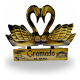 Super Enfeite Cisne Metal Gramado-rs Brasil Lindo Souvenirs