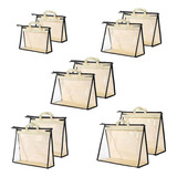 20 Bolsas Organizadoras Transparentes Para Guardar Bolsos, C