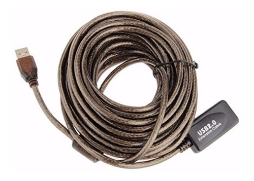 Cable Extension Activa Usb 2.0 Macho Hembra 20 Metros 480mbp