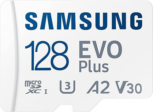 Tarjeta Micro Sd Samsung Evo Plus 128 Gb 130 Mb/s 4k U3 C10