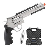 Revolver Airgun Qgk Titan 6s Full Metal Co2 6mm C/ Maleta