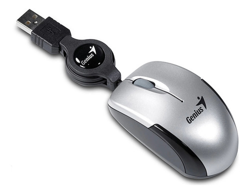 Mouse Genius Micro Traveler Silver Usb