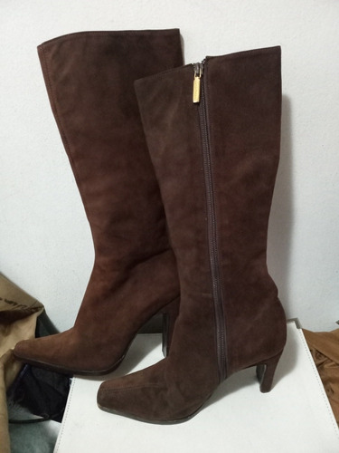 Botas Claude Benard Altas Gamuza Oportunidad!