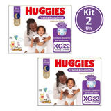 Fraldas Huggies Roupinha Natural Care Xg Kit 2 Unidades