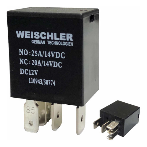 Micro Relay Universal Weischler 12v 5-pin 110943 / 30774 20a