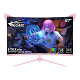 Fyhxele Fy27fhp Monitor Rosa 27 Pulgadas Curva Gaming 165hz 