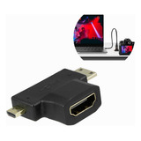 Adaptador Hdmi A Mini Hdmi / Micro Hdmi 3 En 1 Tableta Tv