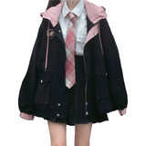 Chaqueta Mujer Coreana Harajuku Dulce Alta Calidad Kawaii