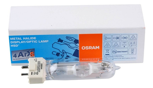 Lámpara De Descarga Osram Hsd 200w /60 Gy9.5