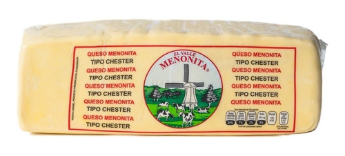 Barra De Queso Chihuahua Menonita Tipo Chester 2.5 Kg