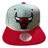 Gorra Mitchell And Ness Melton Patch Snapback Chicago Bulls