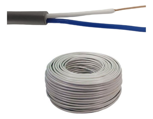 Cable Portero / Timbre - 1 Par 100% Cobre - Rollo 40m 