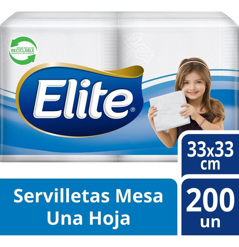 Servilletas Elite Mesa 200 Un