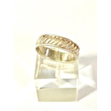 Fino Anillo Estilo Alianza Plata 925. Joyeria Alvear.ar