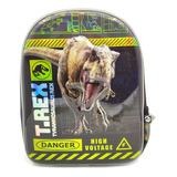 Mochila Con Carro Jurassic World Warning Line T-rex 12 33112