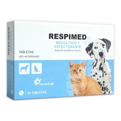 Respimed 30 Tabs Mederilab Perros Y Gatos | Envío gratis