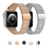 Pulseira De Aço Magnético Para Apple Watch Ultra 8 7 Se 6 5