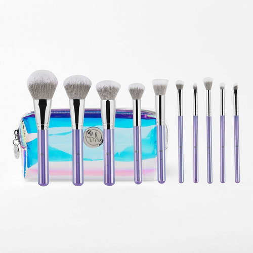 Set 10 Brochas + Cosmetiquero Bh Cosmetics - Hello Holo