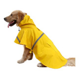 Piloto Con Capucha Impermeable Para Perros Xl - Amarillo