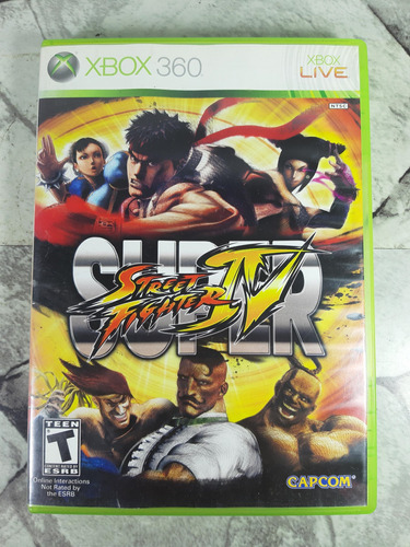 Juego Super Street Fighter Iv Xbox 360 Usado