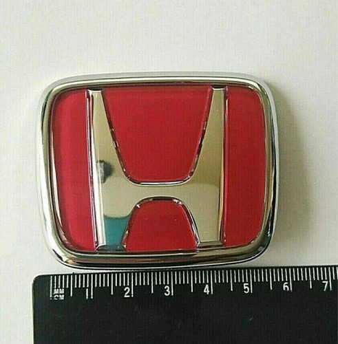 Emblema Rojo Honda Cvic 92 Al 2000 Accord Jdm Foto 2
