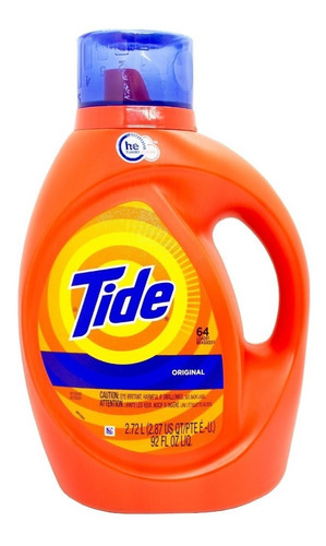 Tide Original Detergente Jabon Liquido Ropa 2.72lt Local