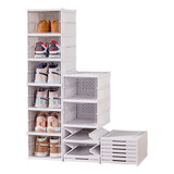 Cajas De Zapatos Organizadoras Plastico 6 Niveles Plegable