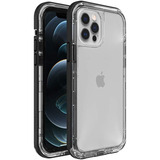 Funda Para iPhone 12 Pro/12 (diseno Transparente / Negro)