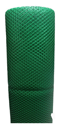 Tejido Artístico Plastico Rombo Verde,1m De Ancho X 10m Larg